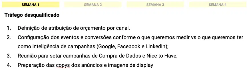 Exemplo de criações de hipóteses para fazer a minha empresa crescer